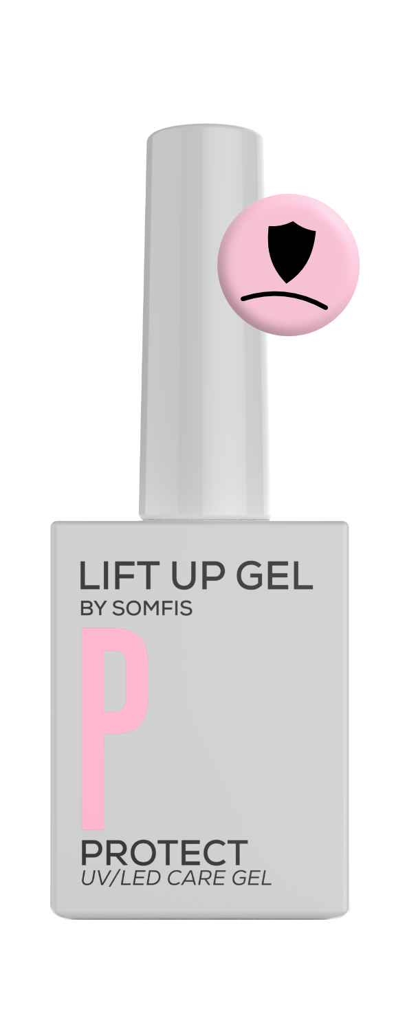 Special formula with adhesive properties for lifting up the curved down corners of the toenail